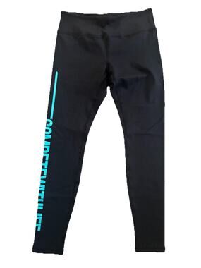 FITWEAR Women’s Leggings Size M Black Compression Workout Yoga Pants Pocket